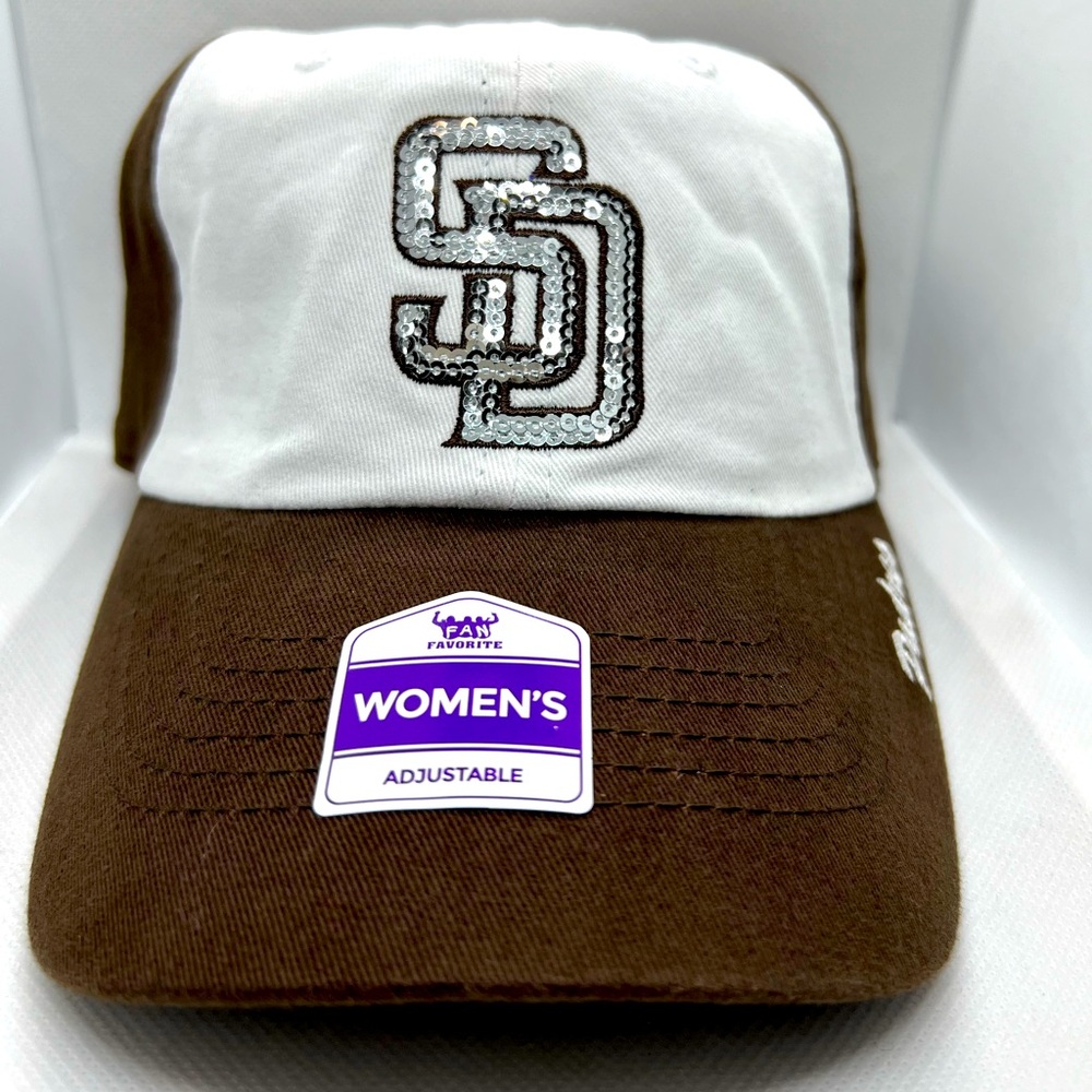 Fan Favorite San Diego Padres Adjustable Strapback Women’s Hat Cap /w defects